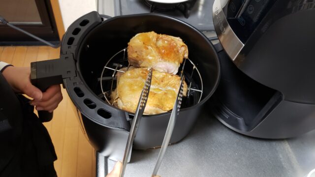 ブランケットに包まれた豚のエアフライヤー レシピ